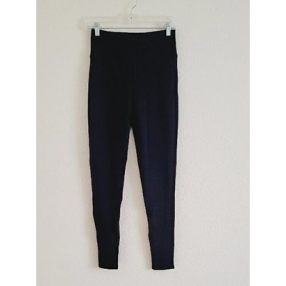 Assets by Spanx Women Size Medium Black Pants Leggings Pleated